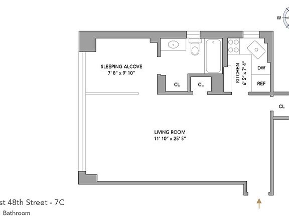 2nd image of 321 E 48th St APT 7C