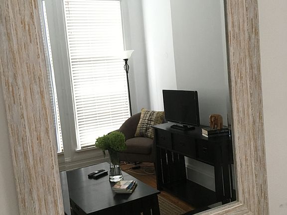 Looking into the living room