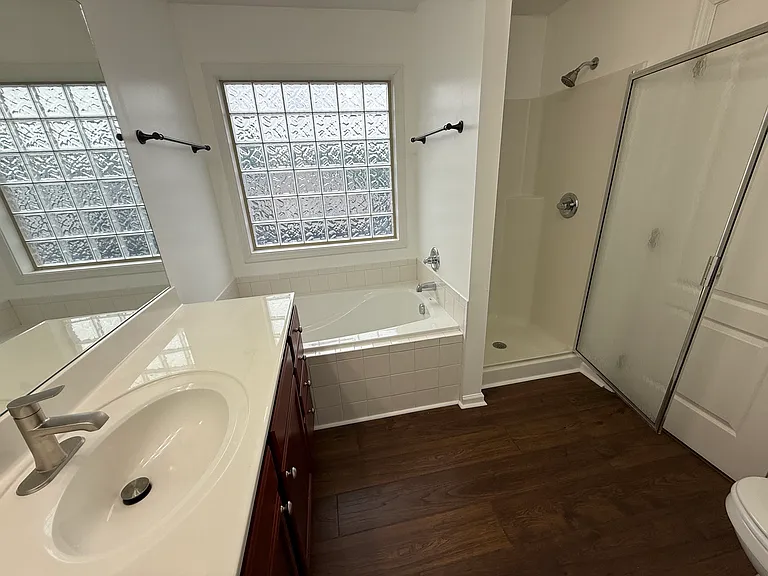 Master bathroom.