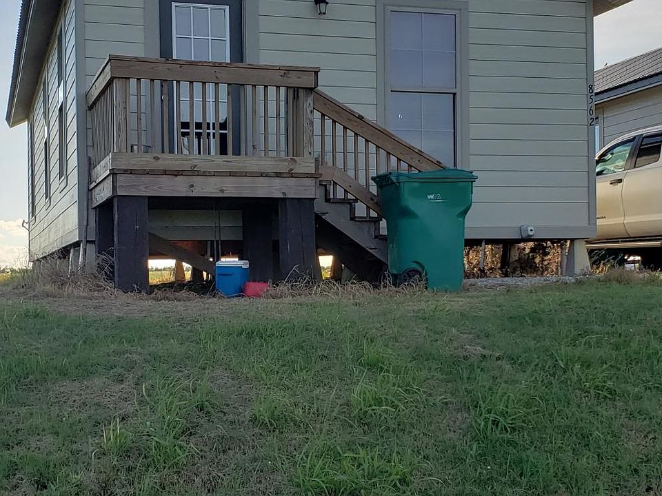 There is also a side porch
