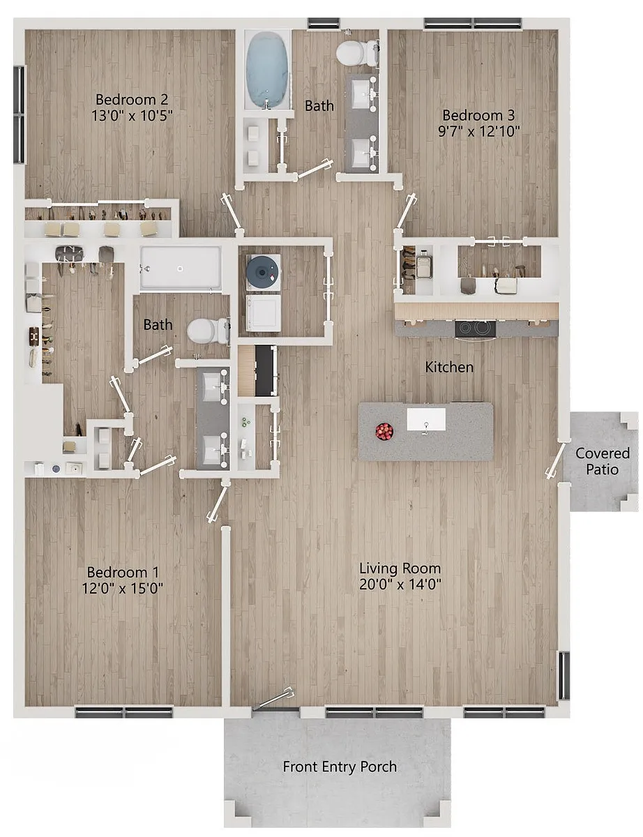 Floor plan C1