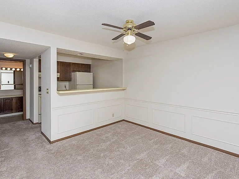 Dining Area With Overhead Light/Fan