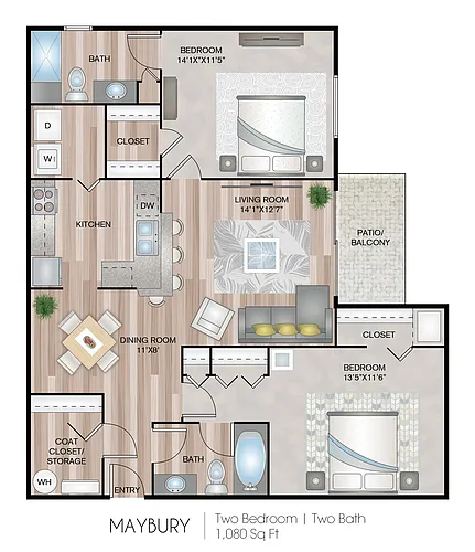 Floor plan MAYBURY