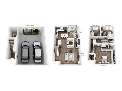 Floor plan TH 3A
