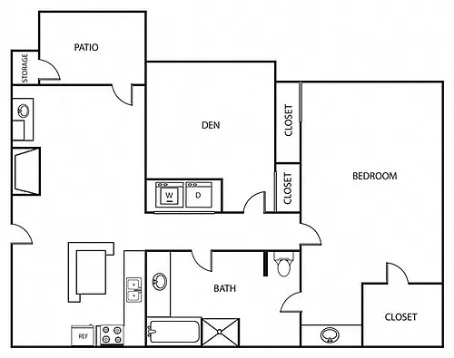 Floor plan 1G