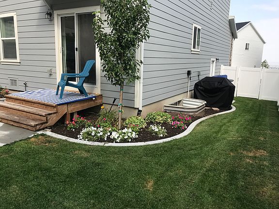 East side of home