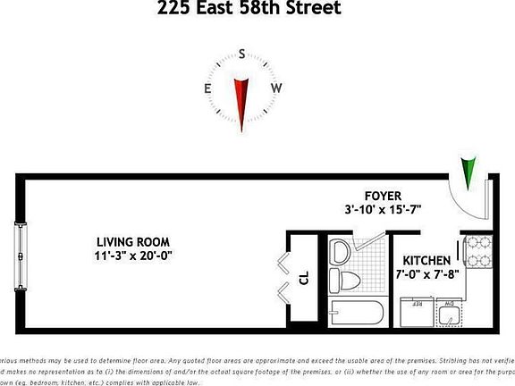 2nd image of 225 E 58th St APT 3B