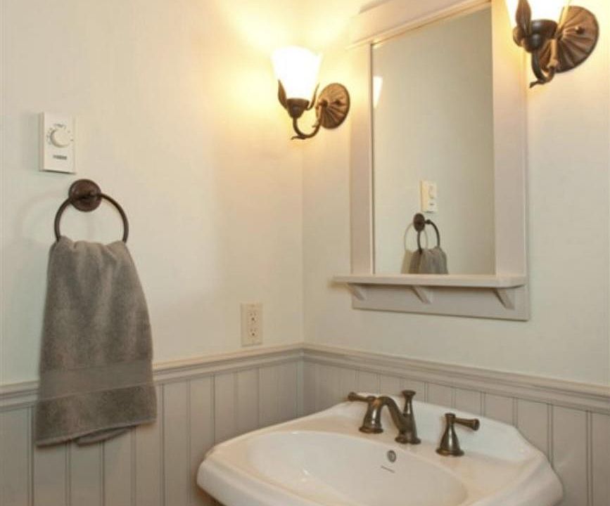 main floor powder room