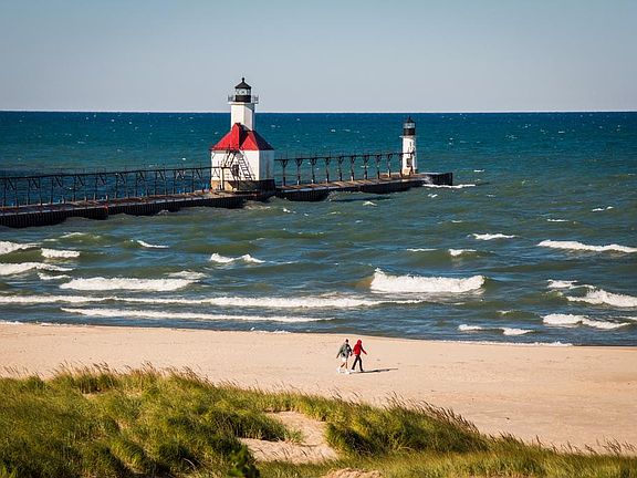 Enjoy the St. Joseph beach ife!