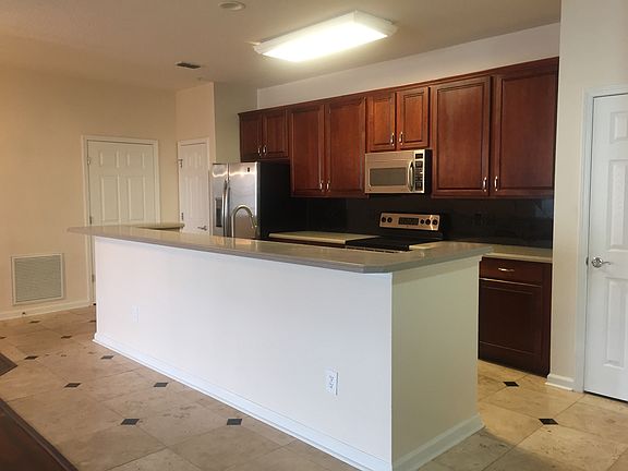 kitchen w/cherry cabinets 