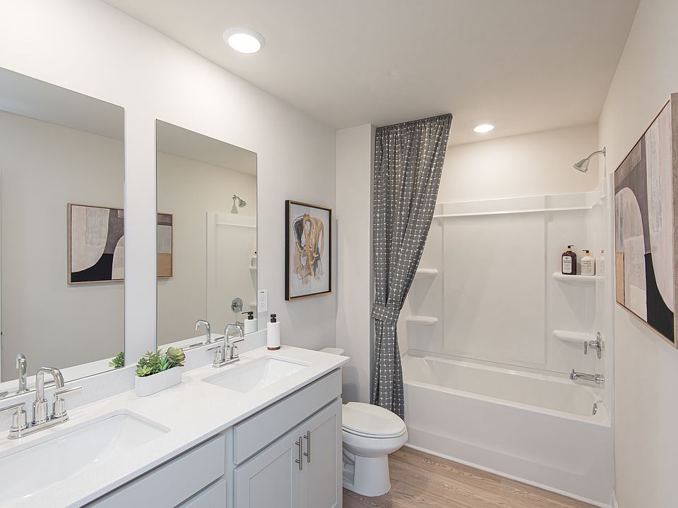 The Dakota floorplan with the Divine Gray interior package modeled at Ivey Township.