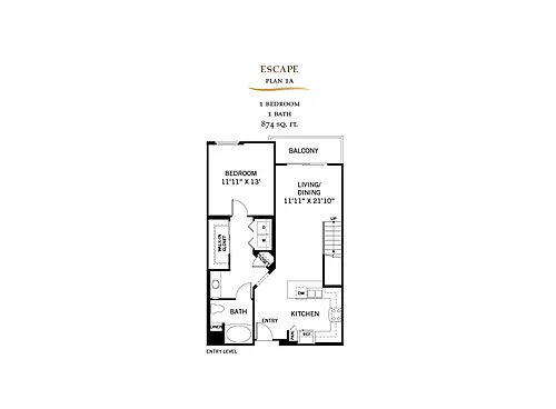 Floor plan Escape