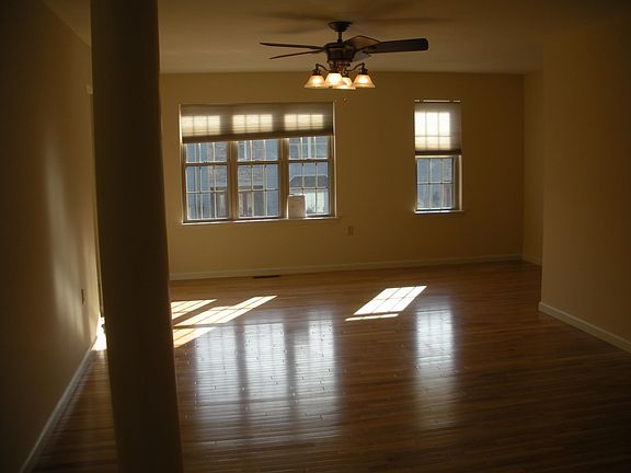 Living room with hardwood floors.