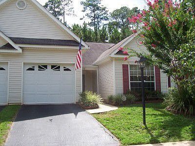 Waterfront view in gated community
