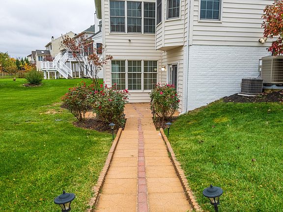 Walkway from parking into the basement apartment