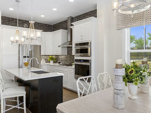 The kitchen in the Beaumont model by Brookfield Residential