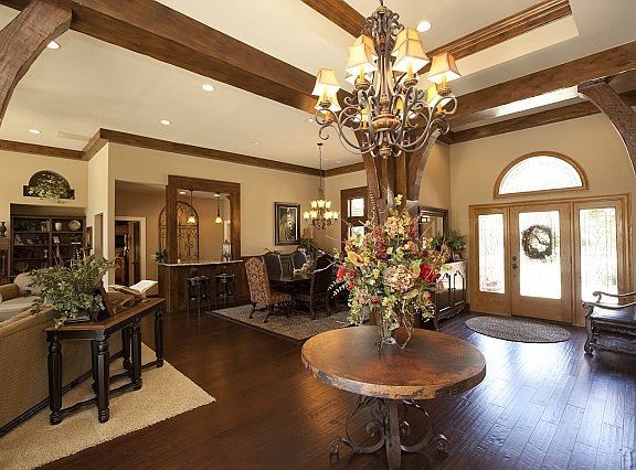 Beautiful exposed beams