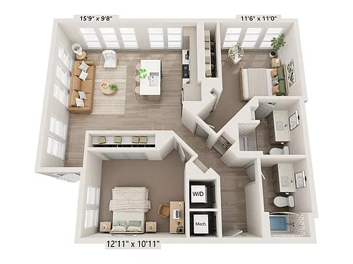 Floor plan B6