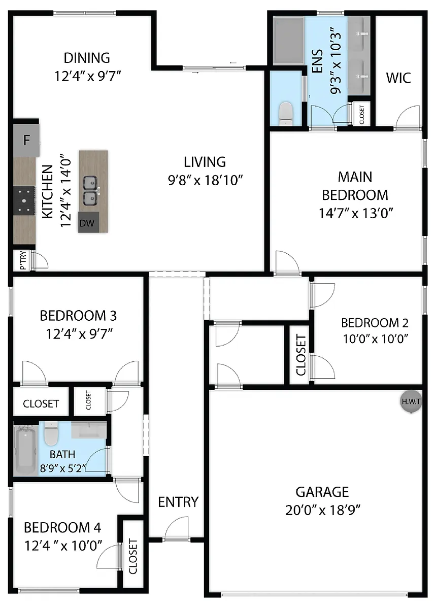 Floor plan 1720 Model
