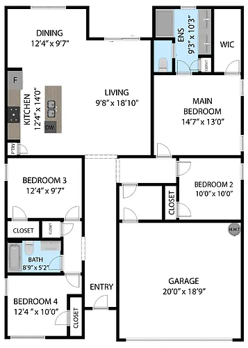 Floor plan 1720 Model
