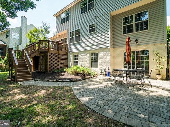 Raised deck and patio