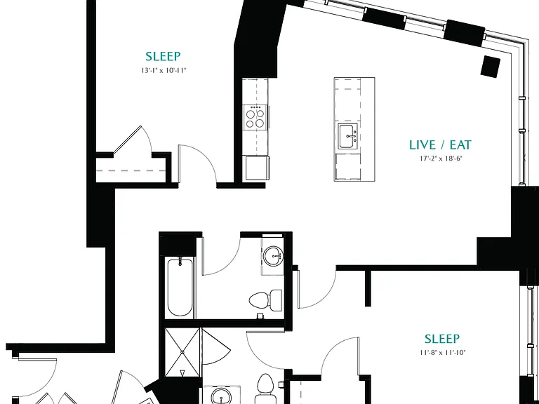 D3 floor plan Bower