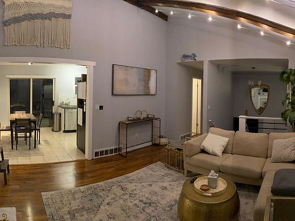 Upstairs living area