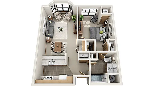 Floor plan Hawthorne 1