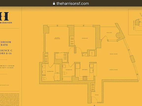 Floor plan of Unit