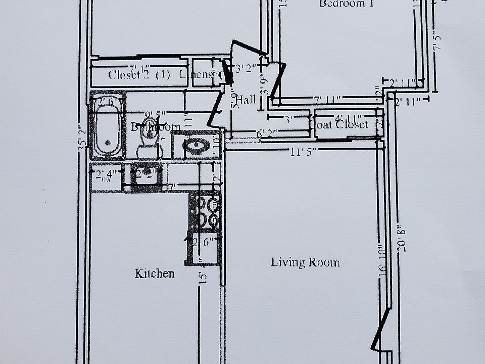 890 sq feet not including patio