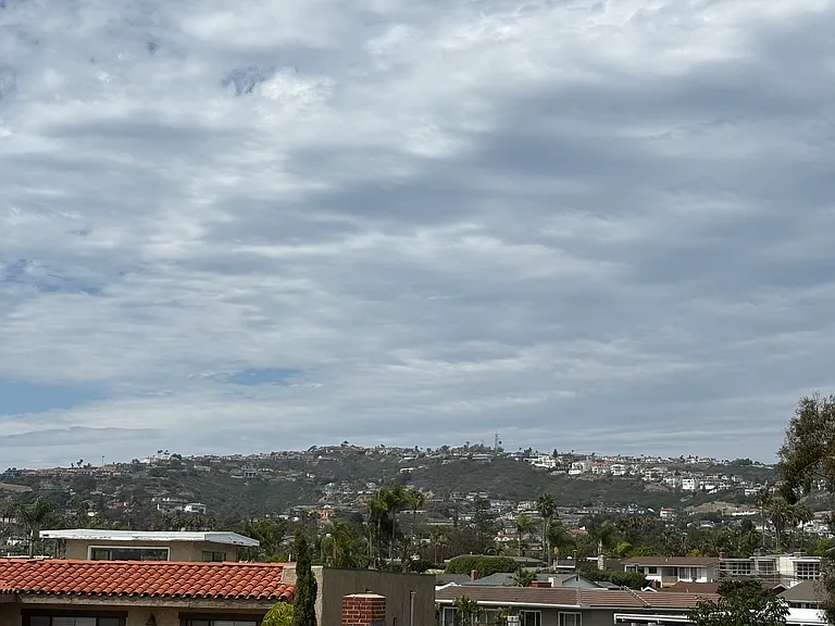 Hill view from kitchen