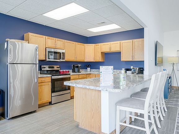 Cook up your favorite meals in our spacious community kitchen.