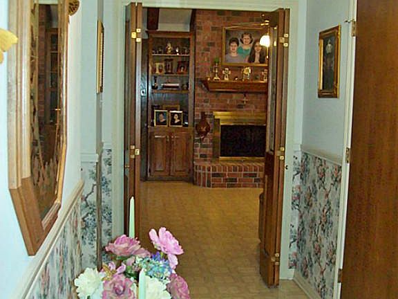 From entry looking into living area.