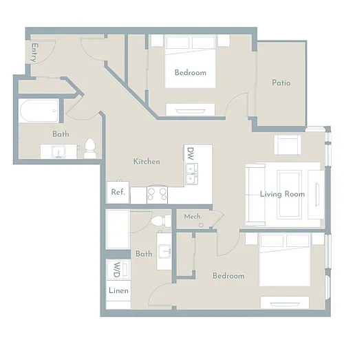Floor plan B2