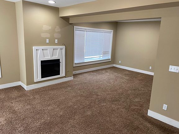 View of living area from front entry area