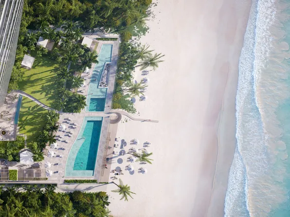 The Beach Tower Unit 401 Plan, The Ritz-Carlton Residences, Pompano Beach