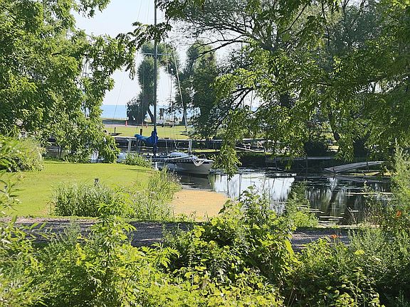 View of Pultneyville Harbor