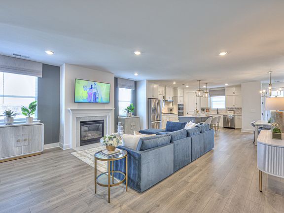 The open-concept floorplan makes entertaining easy.