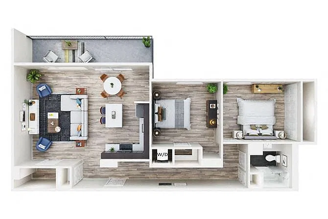 Floor plan 2X1 B