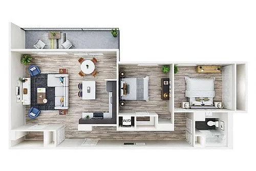 Floor plan 2X1 B