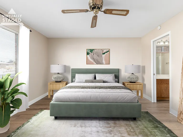 Master Bedroom Staged