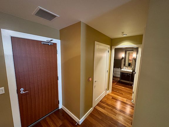 Guest bathroom hallway, Storage/AC room to the left