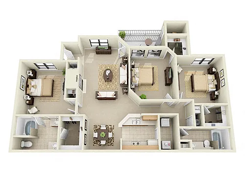 Floor plan The Magnolia
