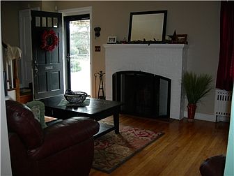 And Woodburning Fireplace