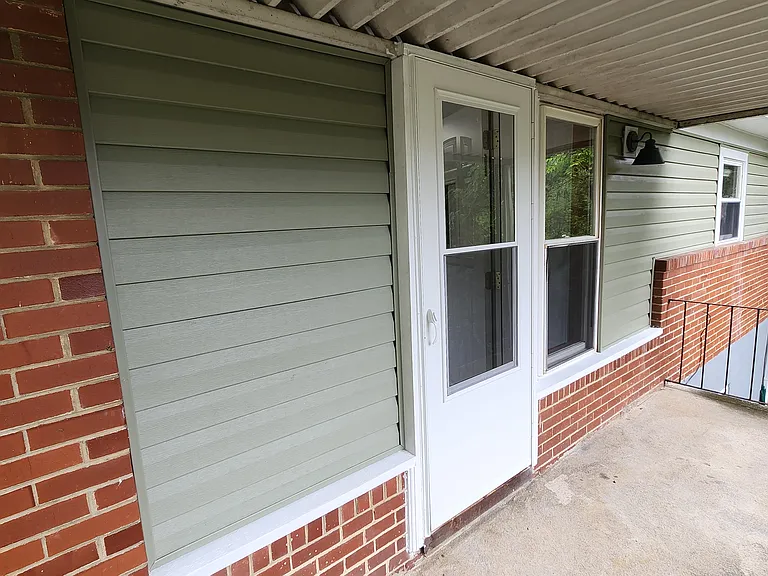 side porch/entrance