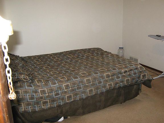 Master bedroom with double closet