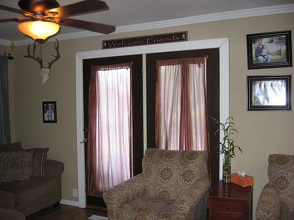 French doors to deck!