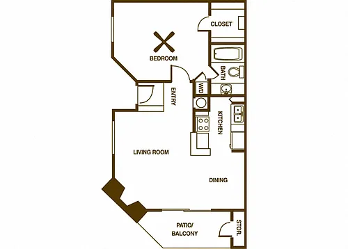 Floor plan 1C