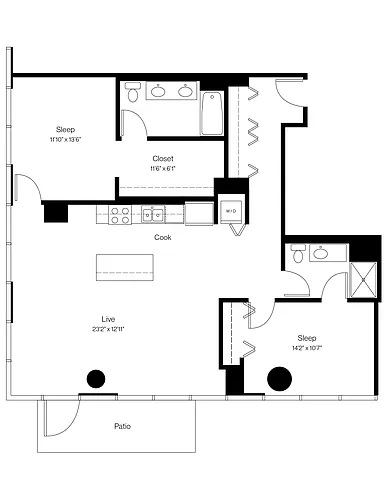 Floor plan B4 09
