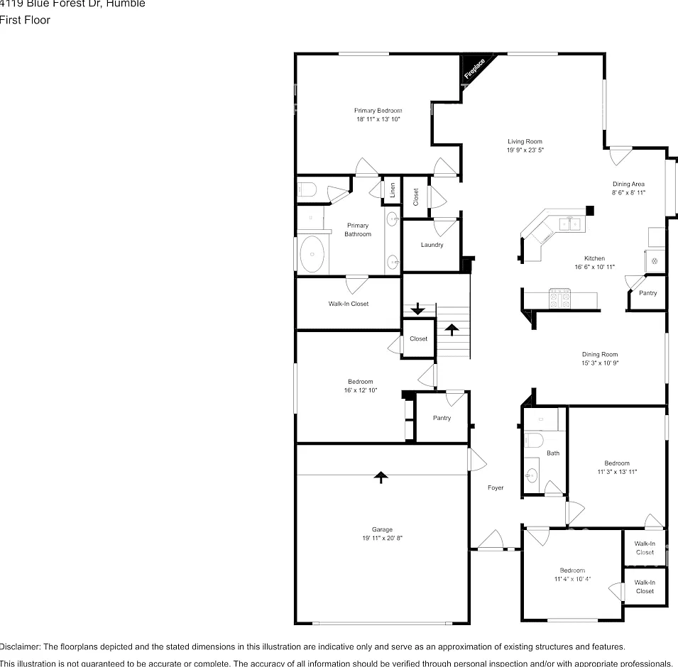 4119 Blue Forest Dr Humble, TX 77346 — Photo 2